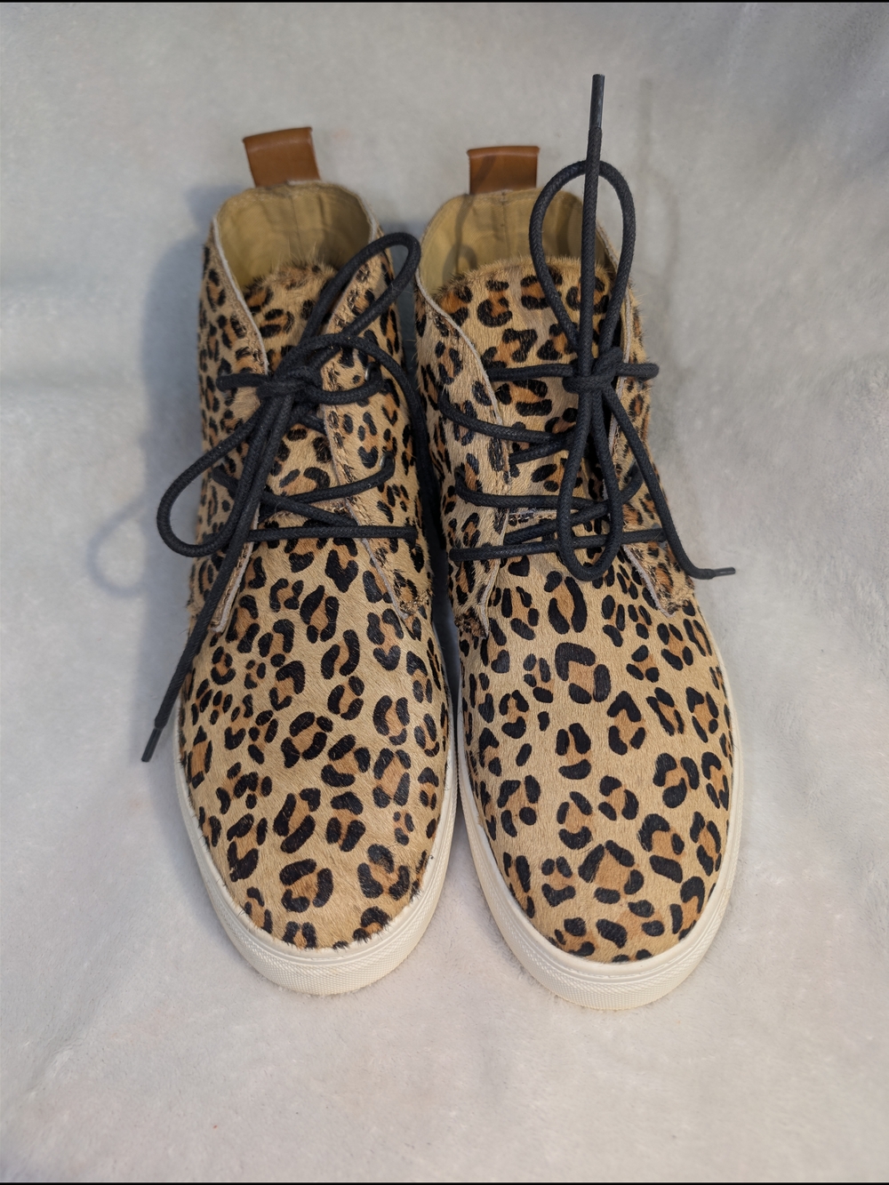 Strauss & Ramm Chukka Men's Leopard  Animal print Sneakers Size 9M